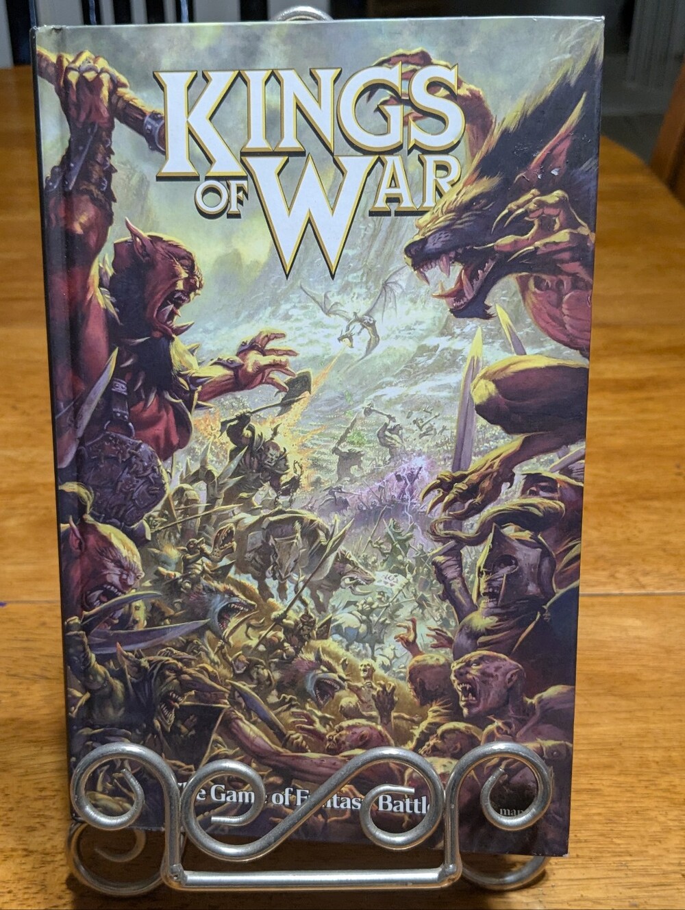 Kings of War 2nd Edition Fantasy Tabletop Rulebook Hardcover Mantic Games